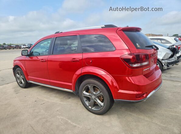 3C4PDCGG2HT538849 2017 DODGE JOURNEY Красный Задняя левая четверть
