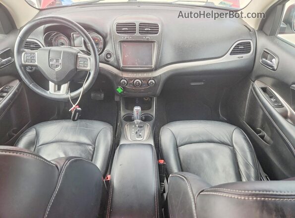 3C4PDCGG2HT538849 2017 DODGE JOURNEY Красный Вид панели приборов