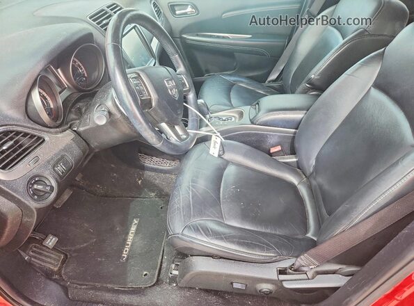 3C4PDCGG2HT538849 2017 DODGE JOURNEY Красный Вид салона спереди