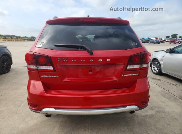 3C4PDCGG2HT538849 2017 DODGE JOURNEY Красный Вид сзади