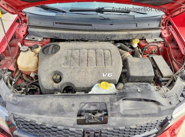 3C4PDCGG2HT538849 2017 DODGE JOURNEY Красный Вид подкапотного пространства
