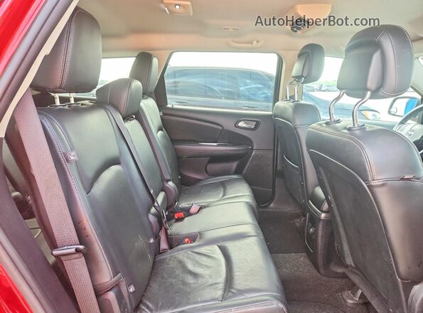 3C4PDCGG2HT538849 2017 DODGE JOURNEY Красный Вид задней части салона