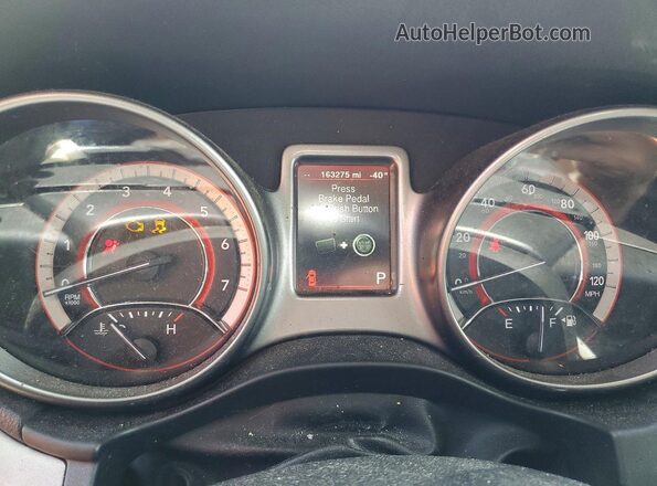 3C4PDCGG3HT617589 2017 DODGE JOURNEY Black Vista del cuadro de instrumentos