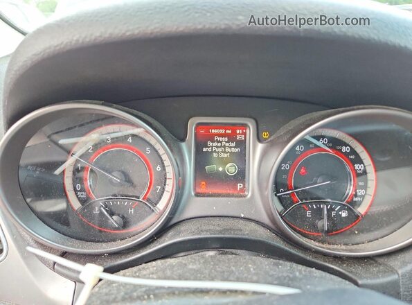 3C4PDCGG4HT531045 2017 DODGE JOURNEY Gray Vista del cuadro de instrumentos