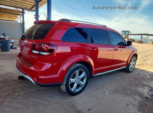 3C4PDCGG4HT555698 2017 DODGE JOURNEY Красный Задняя правая четверть