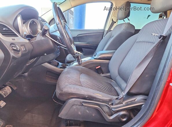 3C4PDCGG4HT555698 2017 DODGE JOURNEY Красный Вид салона спереди