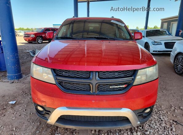 3C4PDCGG4HT555698 2017 DODGE JOURNEY Красный Вид спереди