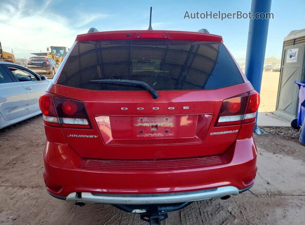 3C4PDCGG4HT555698 2017 DODGE JOURNEY Красный Вид сзади