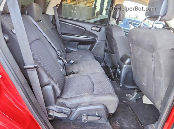 3C4PDCGG4HT555698 2017 DODGE JOURNEY Красный Вид задней части салона