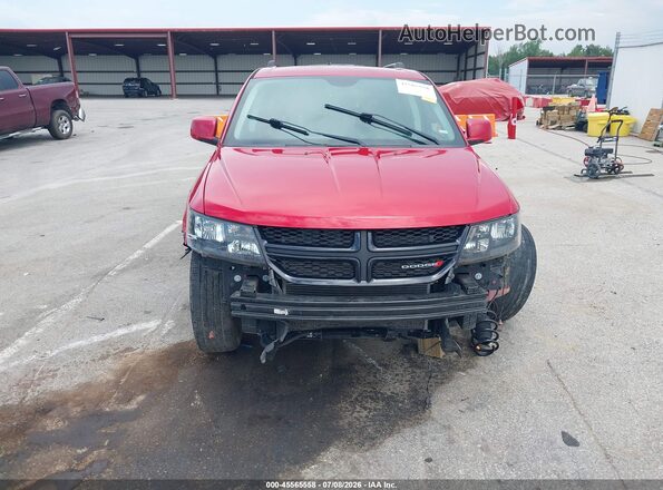 3C4PDCGG4JT346600 2018 DODGE JOURNEY Red Vista interior trasera