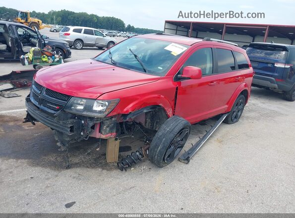 3C4PDCGG4JT346600 2018 DODGE JOURNEY Red Vista tres cuartos delantera izquierda