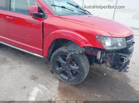 3C4PDCGG4JT346600 2018 DODGE JOURNEY Red Vista frontal