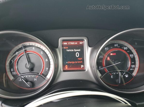 3C4PDCGG5HT698336 2017 DODGE JOURNEY White ხელსაწყოთა პანელის ხედი