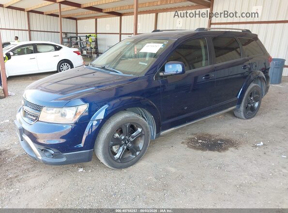 3C4PDCGG5JT310799 2018 DODGE JOURNEY Blue Առջևի ձախ երեք քառորդ տեսարան