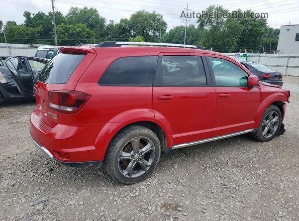 3C4PDCGG6HT617621 2017 DODGE JOURNEY Red Задня права чверть