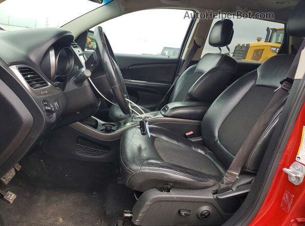 3C4PDCGG6HT617621 2017 DODGE JOURNEY Red Вид салону спереду