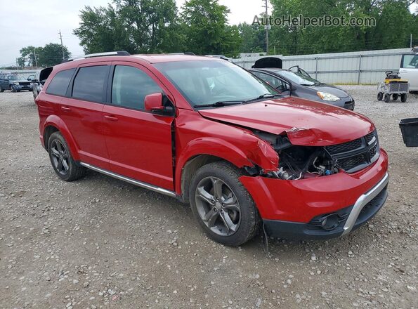 3C4PDCGG6HT617621 2017 DODGE JOURNEY Red Передня права чверть