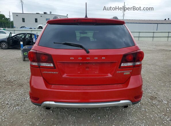 3C4PDCGG6HT617621 2017 DODGE JOURNEY Red Вид ззаду