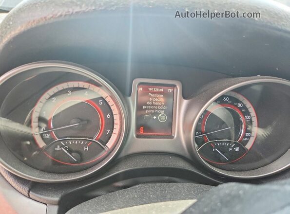 3C4PDCGG7GT153351 2016 DODGE JOURNEY Black Widok zestawu wskaźników