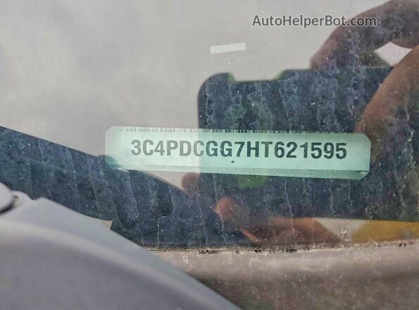 3C4PDCGG7HT621595 2017 DODGE JOURNEY Silver Շարժիչի բաժամունքի տեսք