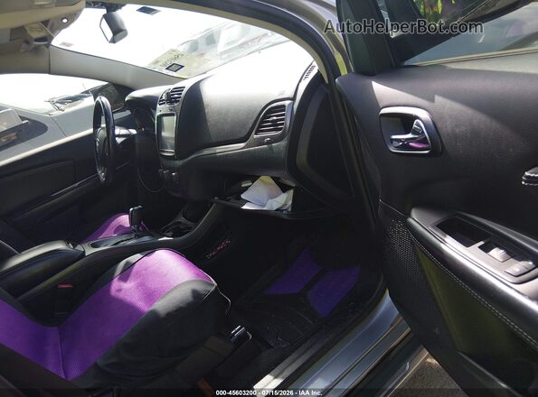3C4PDCGG8HT510358 2017 DODGE JOURNEY Gray Вид салону спереду