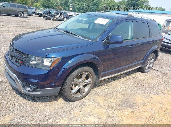 3C4PDCGG8HT705537 2017 DODGE JOURNEY Dark Blue წინა მარცხენა ხედი სამი მეოთხედიდან