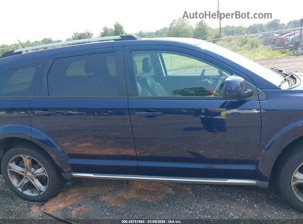 3C4PDCGG8HT705537 2017 DODGE JOURNEY Dark Blue უკანა სალონის ხედი