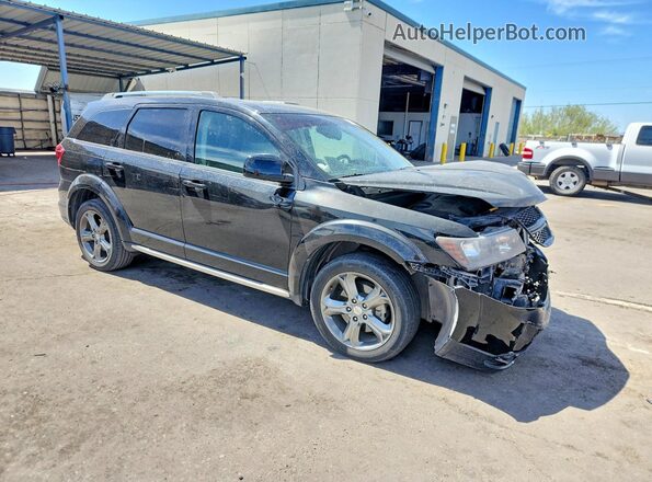 3C4PDCGG9GT225781 2016 DODGE JOURNEY Черный Передняя правая четверть