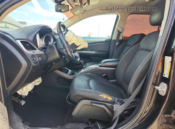 3C4PDCGG9GT225781 2016 DODGE JOURNEY Черный Вид салона спереди