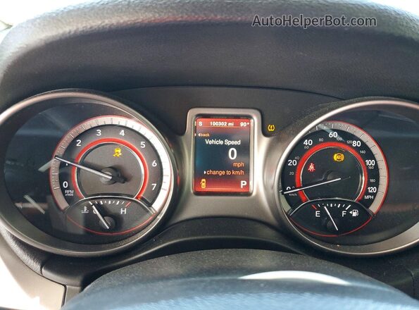3C4PDCGG9JT504798 2018 DODGE JOURNEY Gray ხელსაწყოთა პანელის ხედი