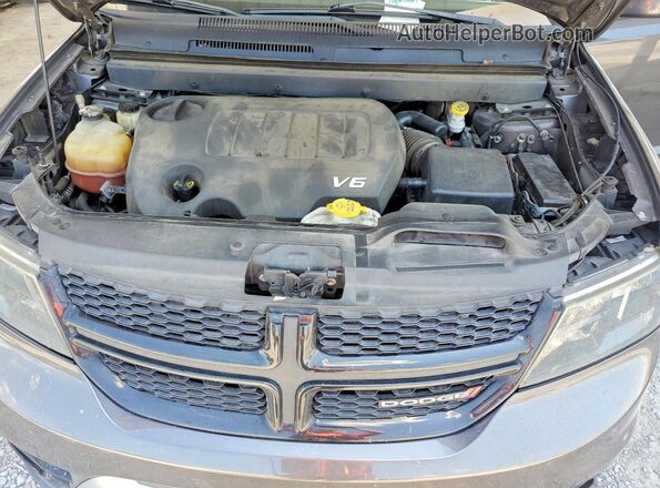 3C4PDCGG9JT504798 2018 DODGE JOURNEY Gray უკანა სალონის ხედი