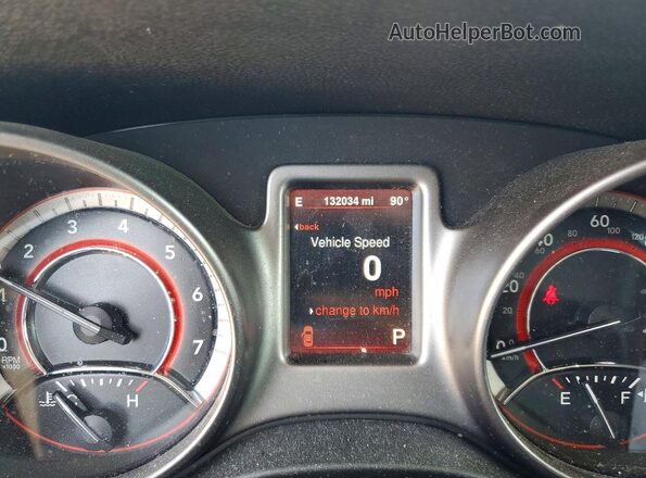 3C4PDCGGXGT157524 2016 DODGE JOURNEY White Սարքավորումների վահանակի տեսք