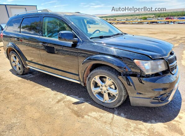 3C4PDCGGXHT557228 2017 DODGE JOURNEY Black Front right
