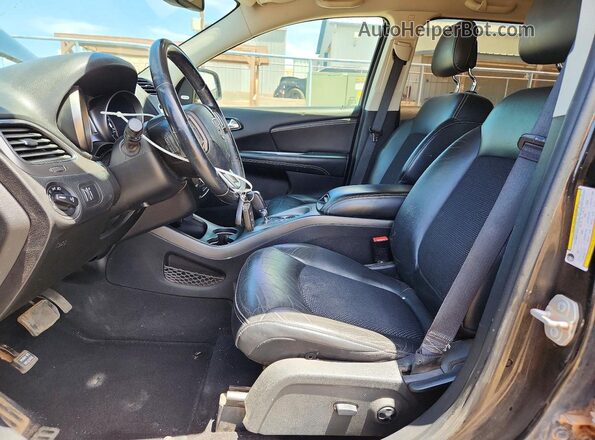 3C4PDCGGXHT557228 2017 DODGE JOURNEY Black Front interior view