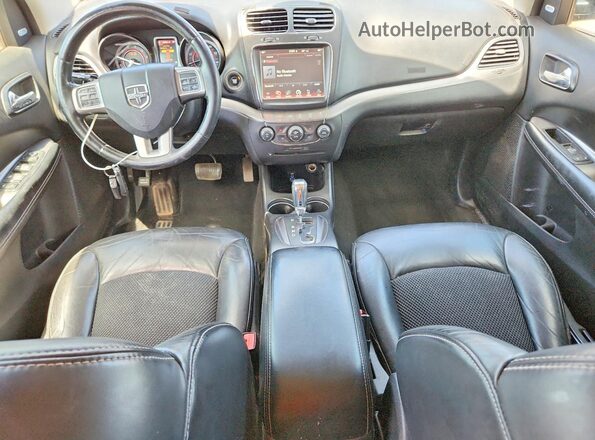 3C4PDCGGXHT557228 2017 DODGE JOURNEY Black Dashboard view
