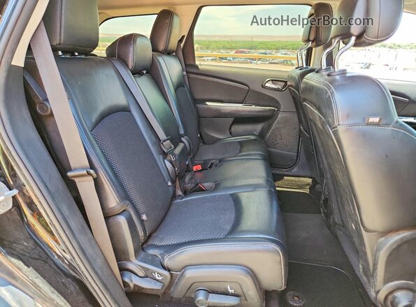 3C4PDCGGXHT557228 2017 DODGE JOURNEY Black Rear interior view