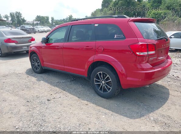 3C4PDDAG1HT566902 2017 DODGE JOURNEY Red უკანა მარცხენა