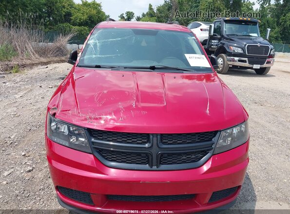 3C4PDDAG1HT566902 2017 DODGE JOURNEY Red წინა ხედი