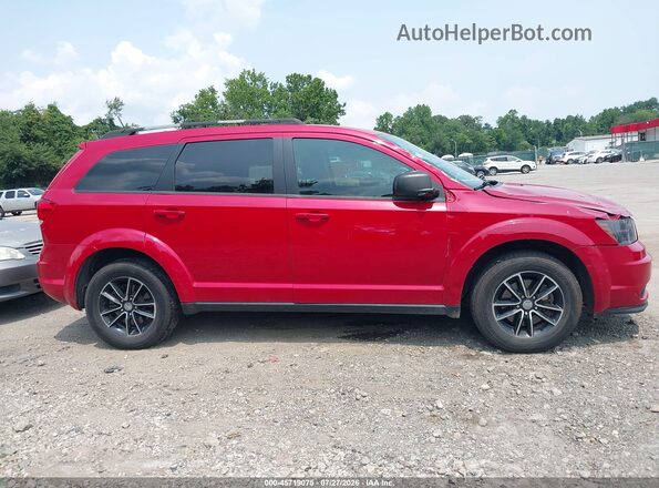 3C4PDDAG1HT566902 2017 DODGE JOURNEY Red უკანა სალონის ხედი