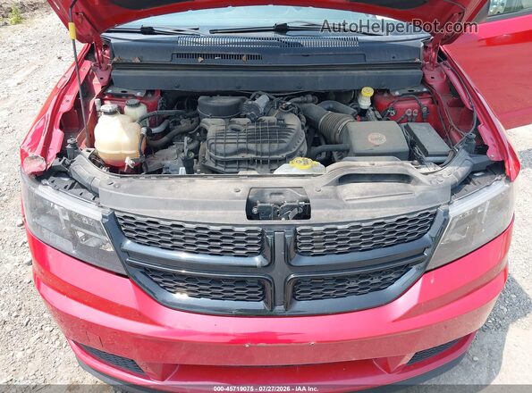 3C4PDDAG1HT566902 2017 DODGE JOURNEY Red უკანა ხედი