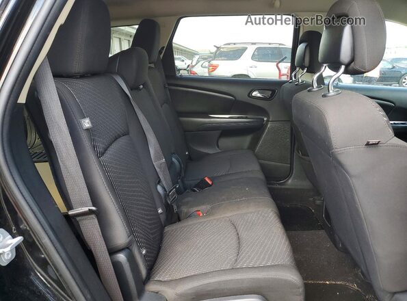 3C4PDDAG4HT549186 2017 DODGE JOURNEY Black Rear interior view
