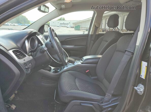 3C4PDDAG4HT549186 2017 DODGE JOURNEY Black Front interior view