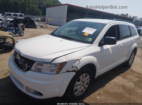 3C4PDDAG9GT142737 2016 DODGE JOURNEY White წინა მარცხენა ხედი სამი მეოთხედიდან