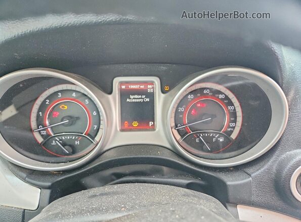 3C4PDDAG9JT237175 2018 DODGE JOURNEY Gray Вид щитка приладів
