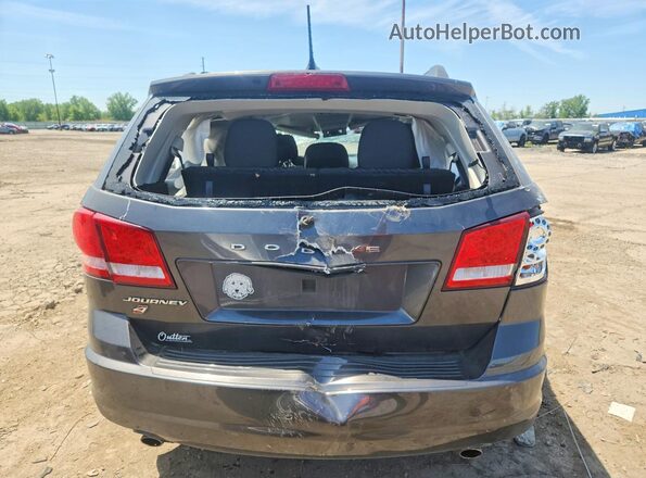 3C4PDDAG9JT237175 2018 DODGE JOURNEY Gray Вид ззаду