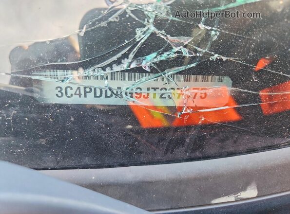 3C4PDDAG9JT237175 2018 DODGE JOURNEY Gray Вид наклейки з VIN-кодом