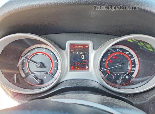 3C4PDDBG0GT183501 2016 DODGE JOURNEY Black Vista del cuadro de instrumentos