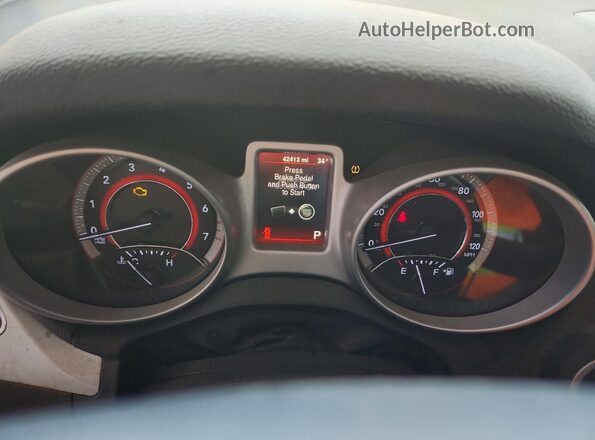 3C4PDDBG1GT109648 2016 DODGE JOURNEY Red Vista del cuadro de instrumentos