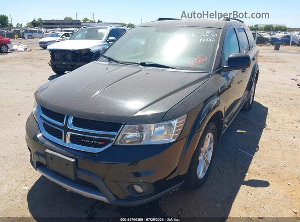3C4PDDBG2GT204851 2016 DODGE JOURNEY Black Առջևի ձախ երեք քառորդ տեսարան