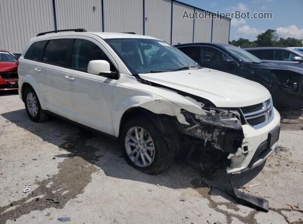 3C4PDDBG2HT512622 2017 DODGE JOURNEY Белый Передняя правая четверть
